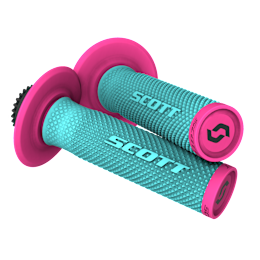 SCOTT Rączki Grip SX II Lock On blue/radiant pink