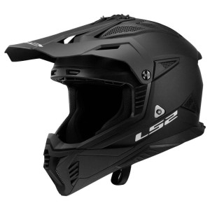 KASK LS2 MX708 FAST II SOLID MATT BLACK 25MX