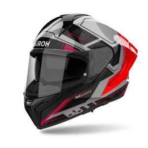 KASK AIROH MATRYX ROCKET RED GLOSS 25ST