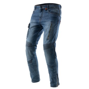 SPODNIE JEANS REBELHORN VANDAL MONOLAYER WASHED BLUE 25ST