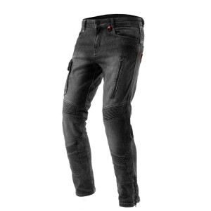 SPODNIE JEANS REBELHORN VANDAL MONOLAYER WASHED BLACK 25ST