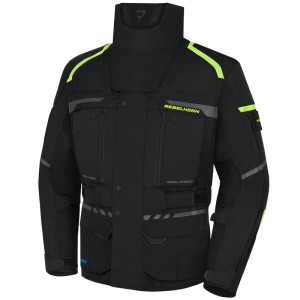 KURTKA TEKSTYLNA REBELHORN CUBBY IV BLACK/FLO YELLOW
