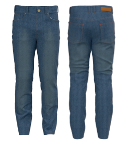 SPODNIE JEANS REBELHORN CLASSIC III REGULAR FIT WASHED BLUE 22ST