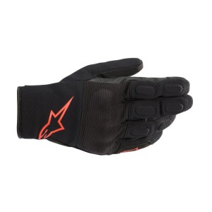 RĘKAWICE ALPINESTARS S MAX DRYSTAR BLACK/FLUO RED