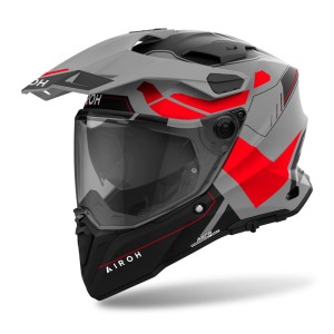 KASK AIROH COMMANDER 2 REVEAL RED FLUO MATT 24MX