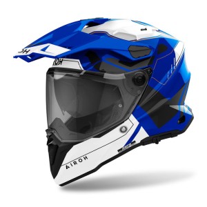 KASK AIROH COMMANDER 2 REVEAL BLUE GLOSS 24MX