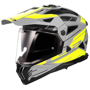 KASK LS2 MX702 PIONEER II NAMIB M.GREY H-V YEL