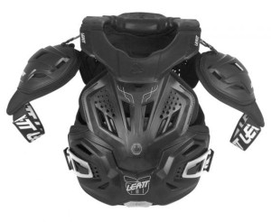 LEATT OSŁONA KLATKI PIERSIOWEJ Z OSŁONĄ SZYI MODEL FUSION VEST 3.0 BLACK KOLOR CZARNY