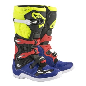 ALPINESTARS TECH 5 BL/BK/YELLOWFLO/RED